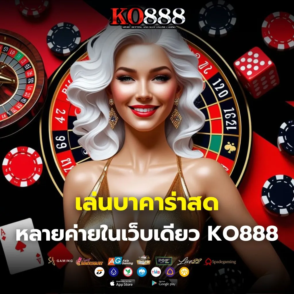เล่นบาคาร่าสดหลายค่ายในเว็บเดียว KO888